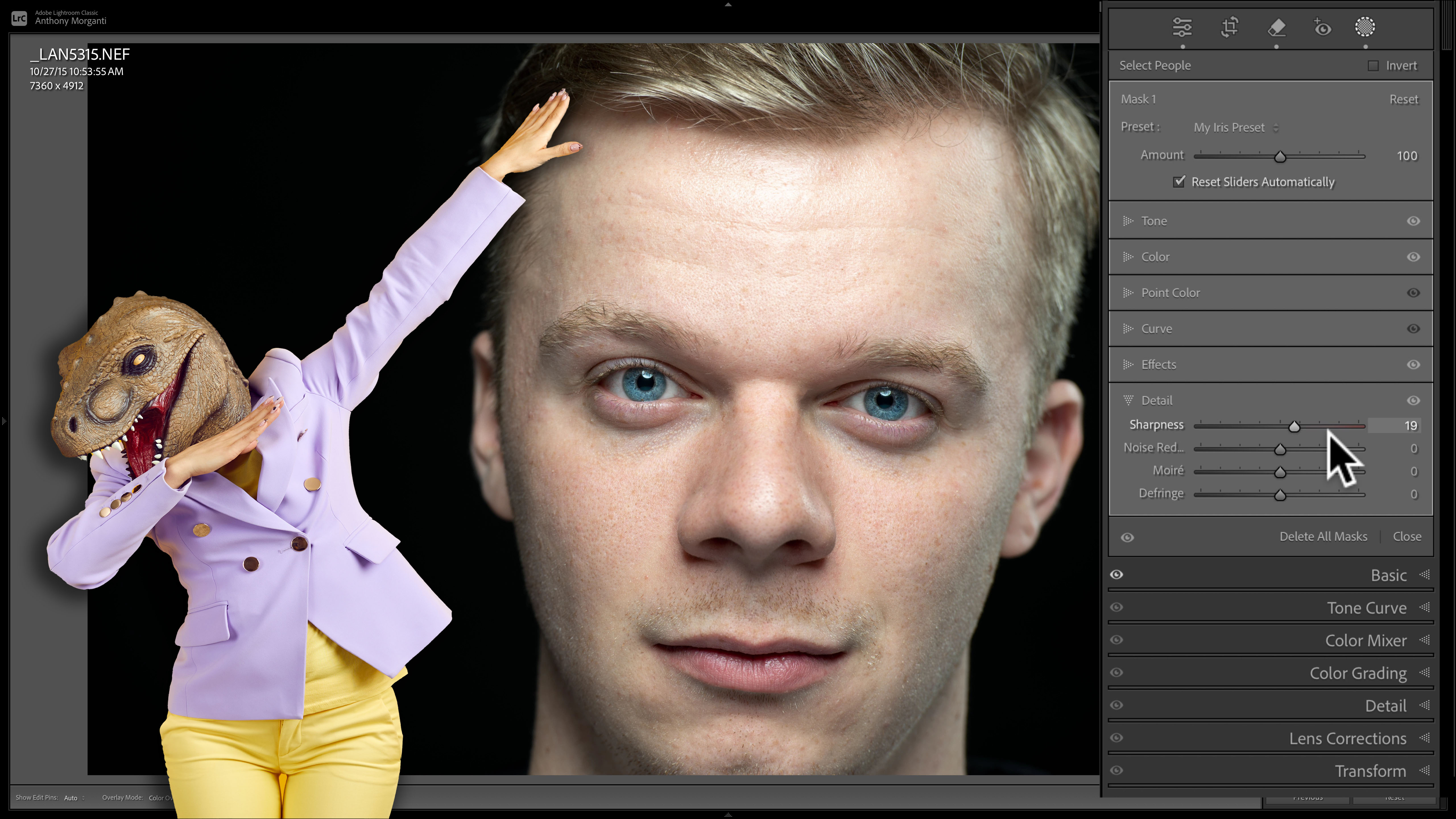Create a MASKING Preset in Lightroom!